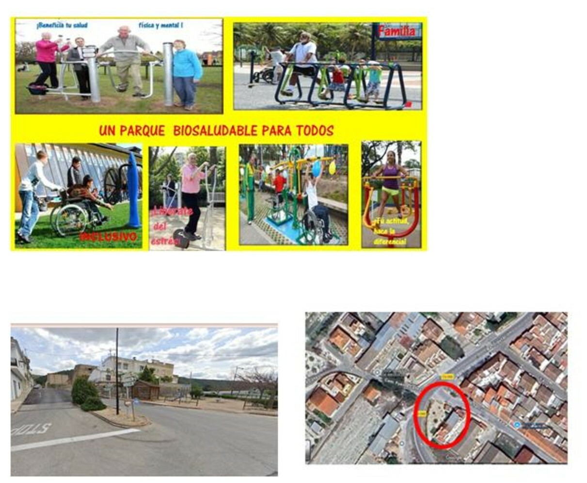 Construcción de un parque biosaludable